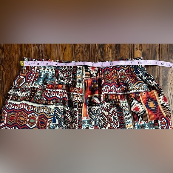 BDG Urban Outfitters Geometric Pull-on Pant in Red / Multicolor in Small - Picture 5 of 8